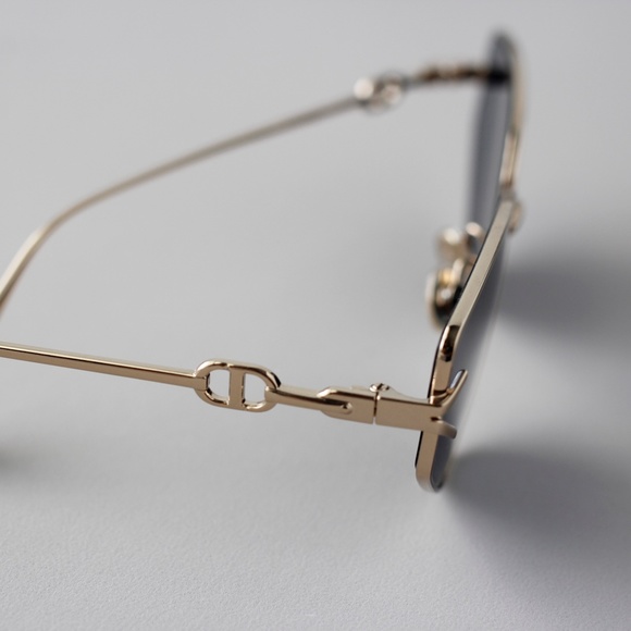 BRAND NEW SUNGLASSES DIOR, METAL 100%, color GOLD main image 3